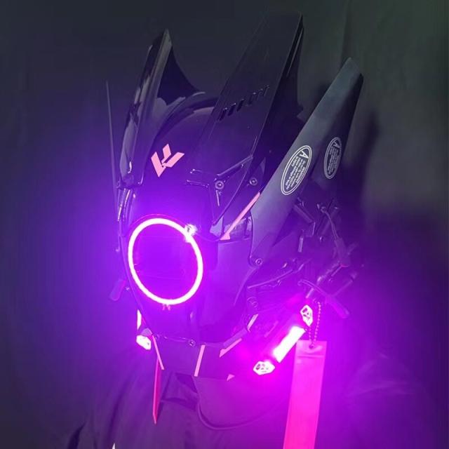 サイバーパンクマスク 2023 StrongPower LEDライト NEO